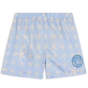 Versace Boys Medusa Head-Motif Swim Shorts